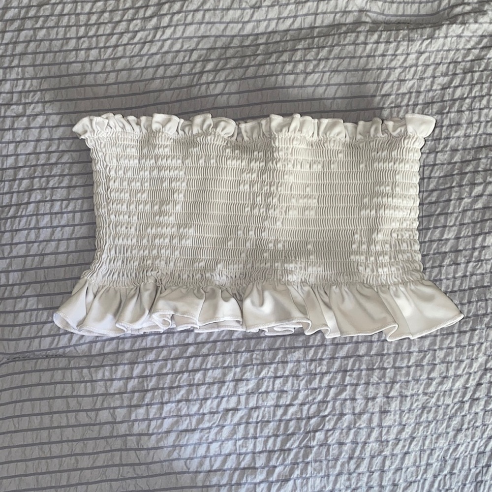 Bando bathing suit top